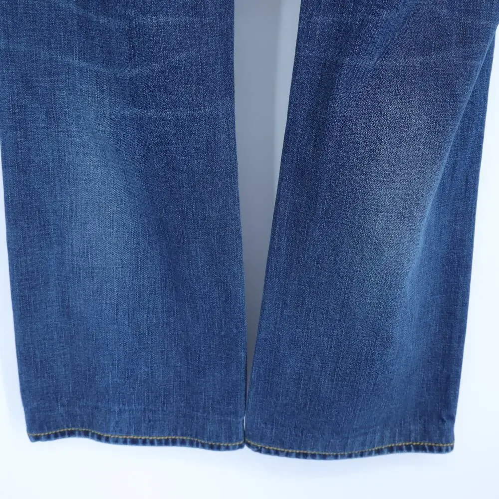 TRUE RELIGION Straight Leg Jeans Blue Vintage Y2k Medium Wash Men's 36